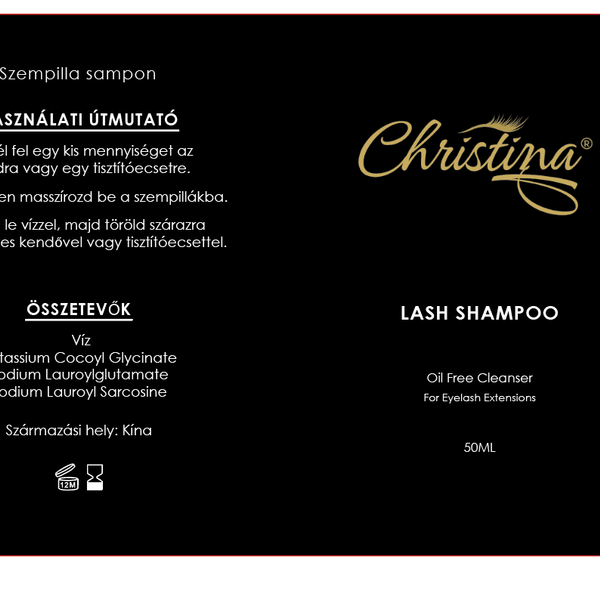 Szempilla sampon 50ml